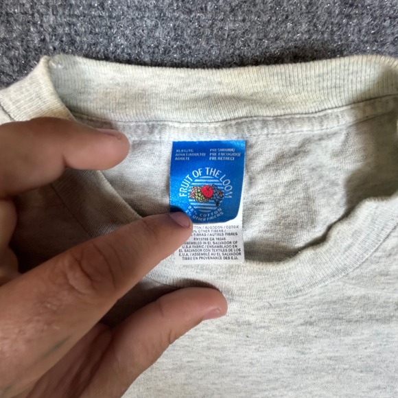 Vintage 1996 Notre Dame vs Navy Shamrock Classic Dublin Ireland T-Shirt XL Grey - Picture 3 of 7